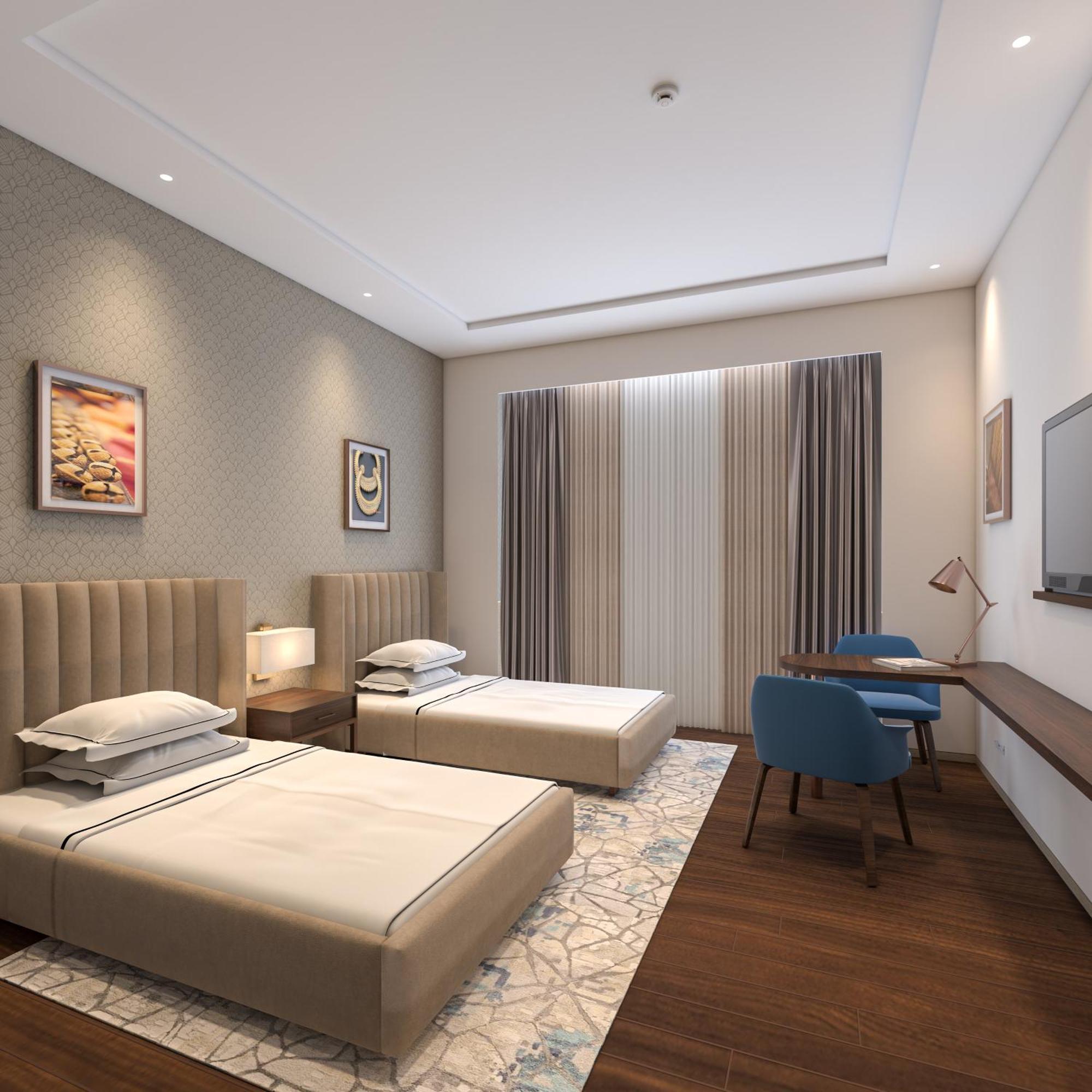 Taj Bangalore Devanahalli Ngoại thất bức ảnh A 3D rendering of a hotel room